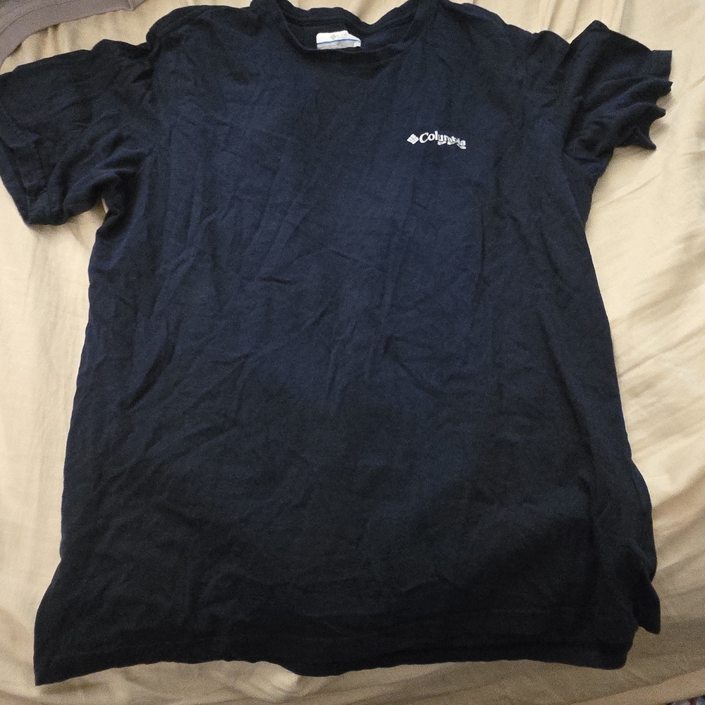 Columbia Men's Navy Blue Short Sleeve Tee